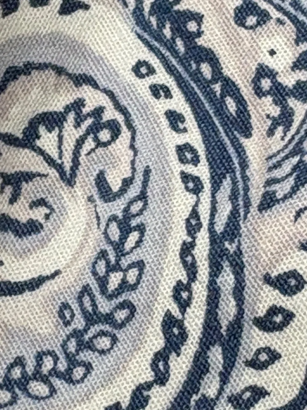 Ralph Lauren pillowcase blue paisley standard size 100% cotton vintage only 1